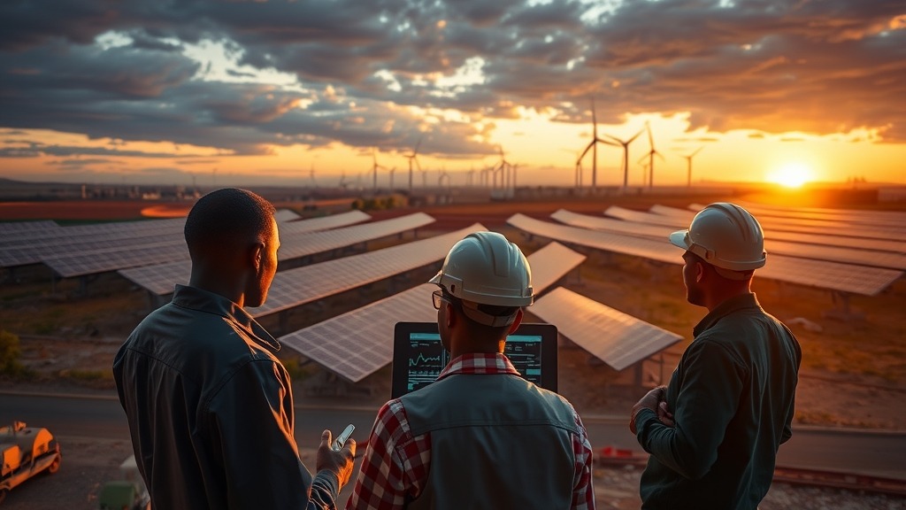 Centrale électrique africaine intégrant des technologies quantiques