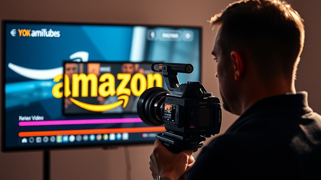 Créateur YouTube utilisant l'outil de tag Amazon dans une vidéo