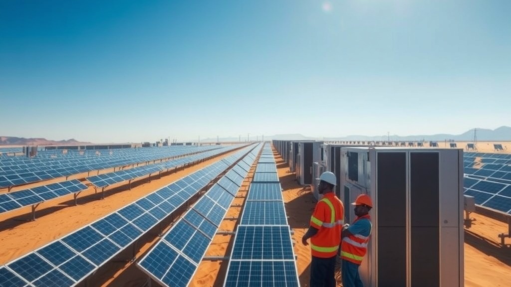 Data center alimenté par énergie solaire en Afrique
