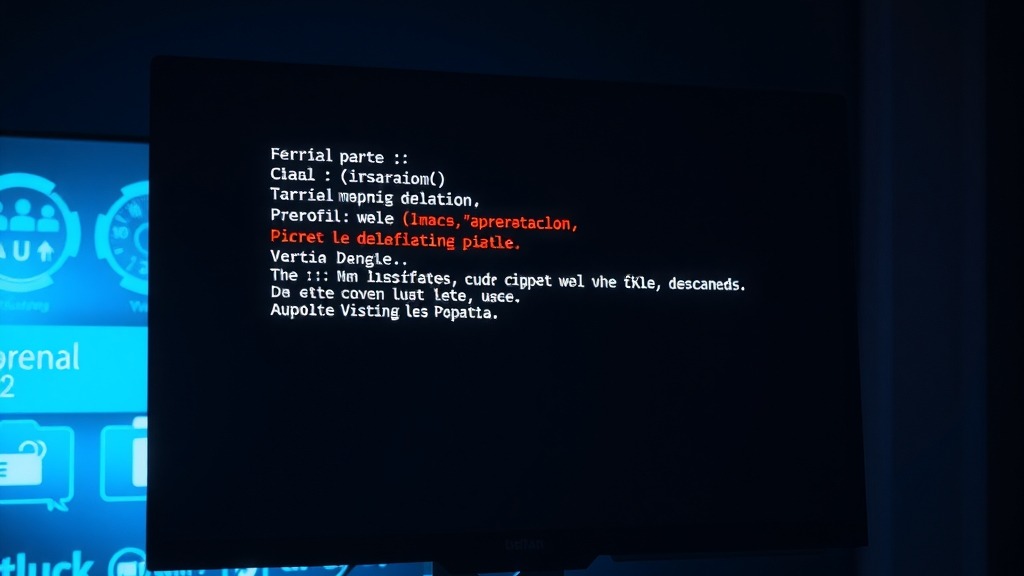 Écran d'ordinateur piraté par le malware SynkLoader