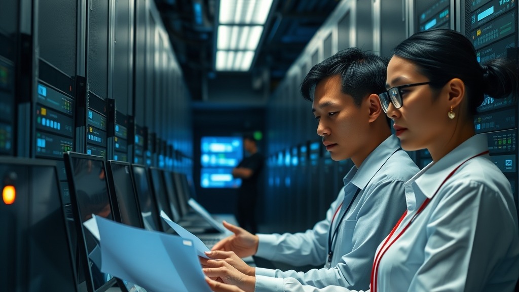 Entrepôt de serveurs NVIDIA à Taïwan, au cœur d'une affaire d'exportation illégale vers la Chine