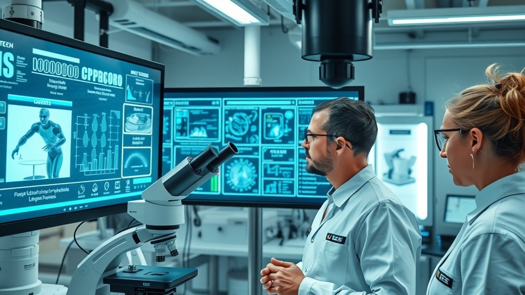 Laboratoire automatisé avec équipements connectés via IA