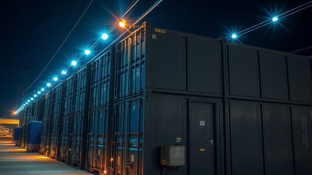 Batterie de stockage Waratah Super Battery en Nouvelle-Galles du Sud, Australie