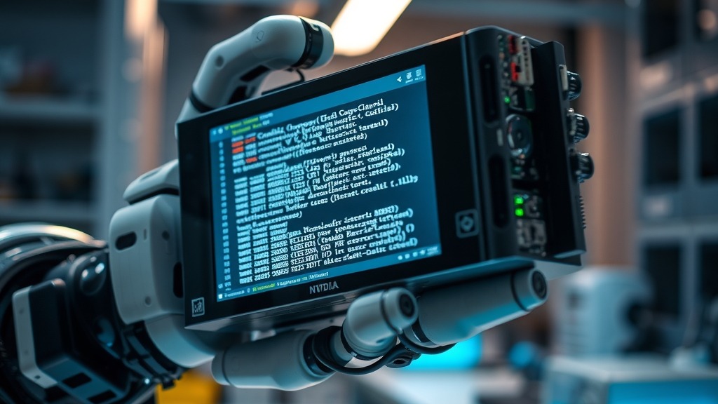 Bras robotique validant un pipeline OSMO sur Jetson