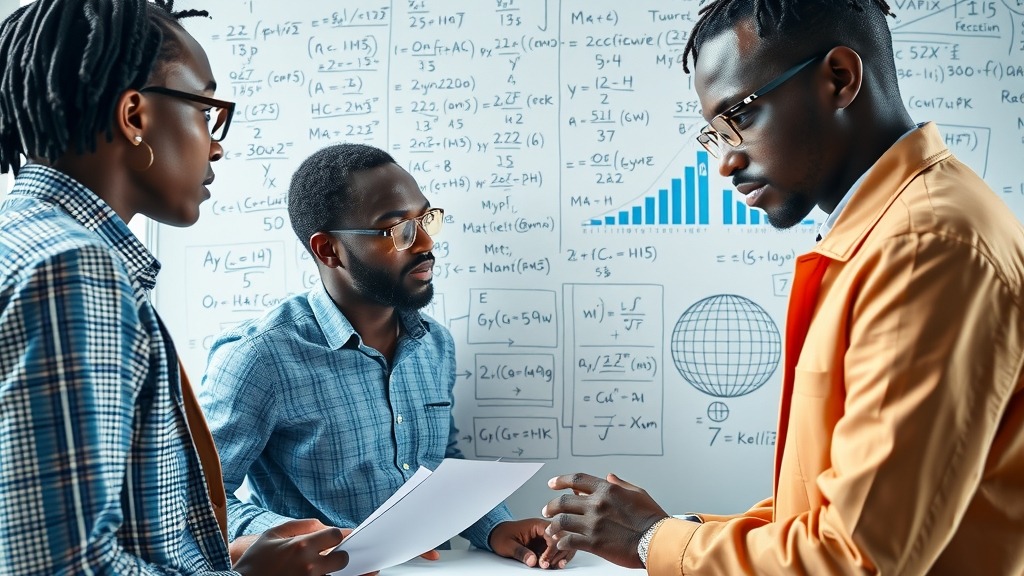 Chercheurs africains travaillant sur des problèmes de cryptographie