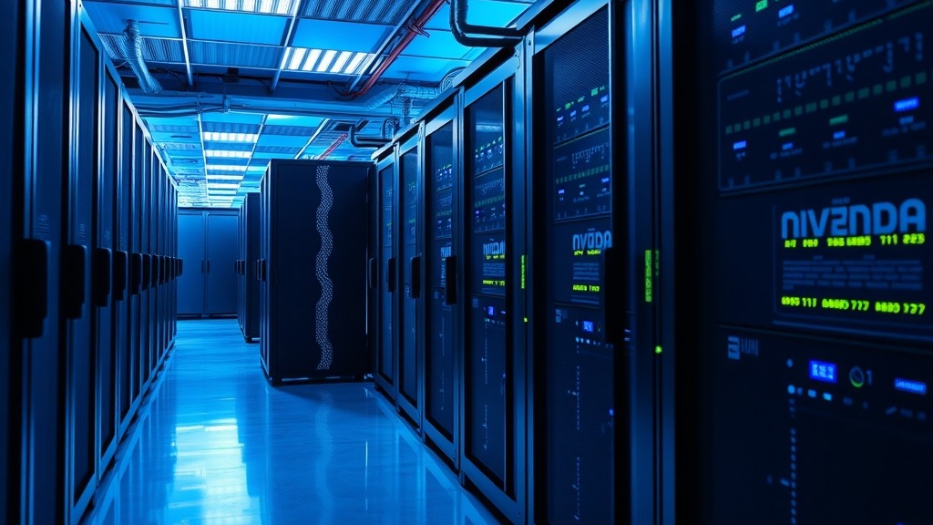 Data center avec serveurs Nvidia BlueField-4, infrastructure matérielle pour la sécurité des agents IA