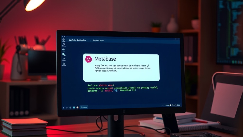 Écran affichant une alerte de sécurité Metabase après une cyberattaque