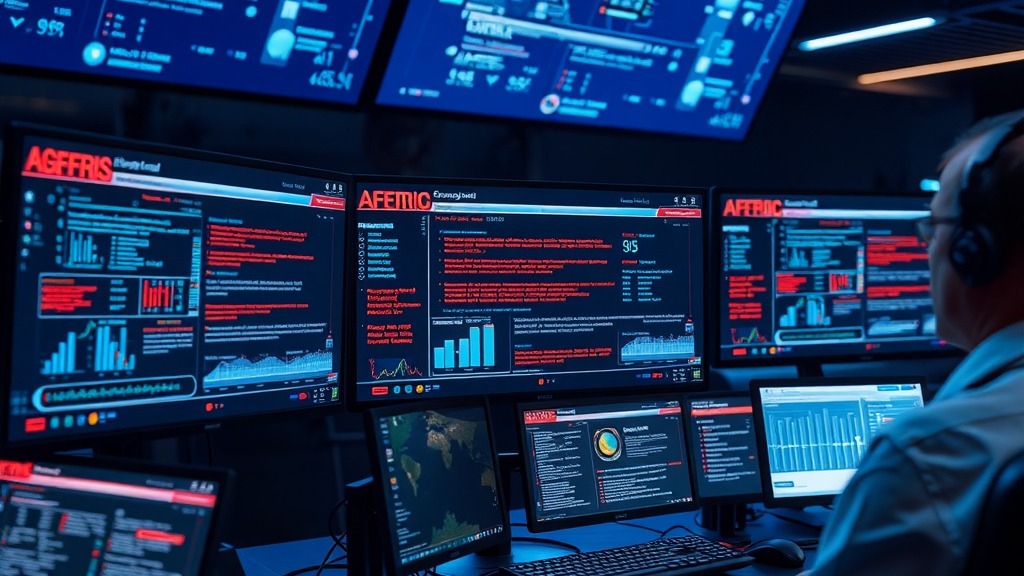 Écran de cybersécurité affichant des alertes critiques pour des failles Cisco, Citrix et Fortinet
