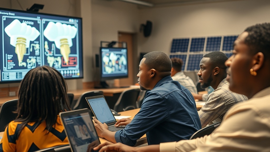 Étudiants africains en formation en ingénierie des semi-conducteurs