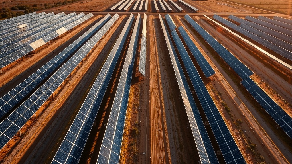 Parc solaire au sol en Argentine