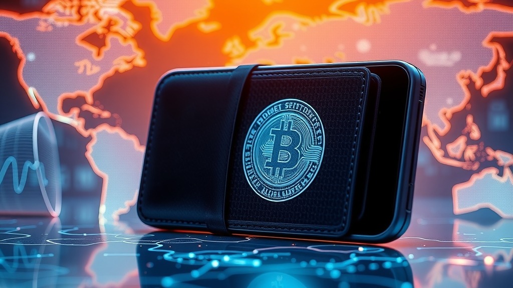 Portefeuille crypto numérique avec flux de transferts de fonds