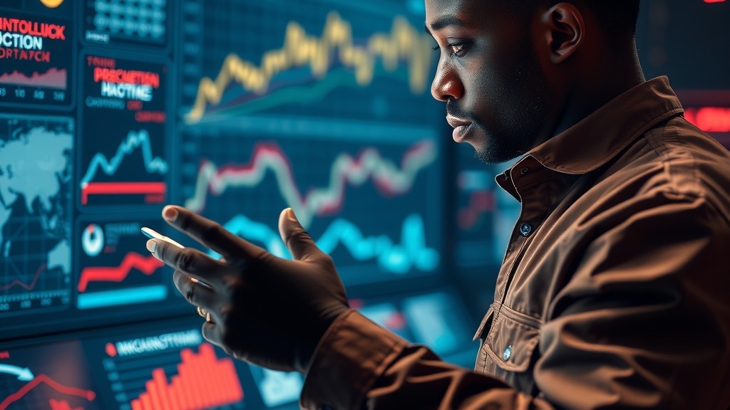 Professionnel africain analysant des alertes de cybersécurité