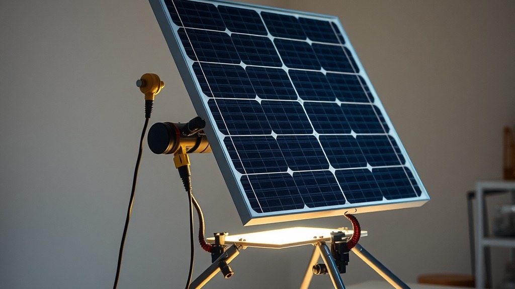 Prototype de panneau solaire à tracker en test au Materials and Environment Laboratory de l'Université Joseph Ki-Zerbo
