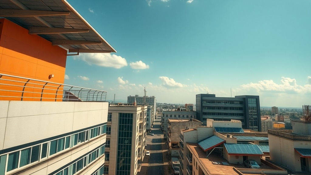 Quartier d’affaires en Algérie ou au Cameroun avec infrastructures technologiques
