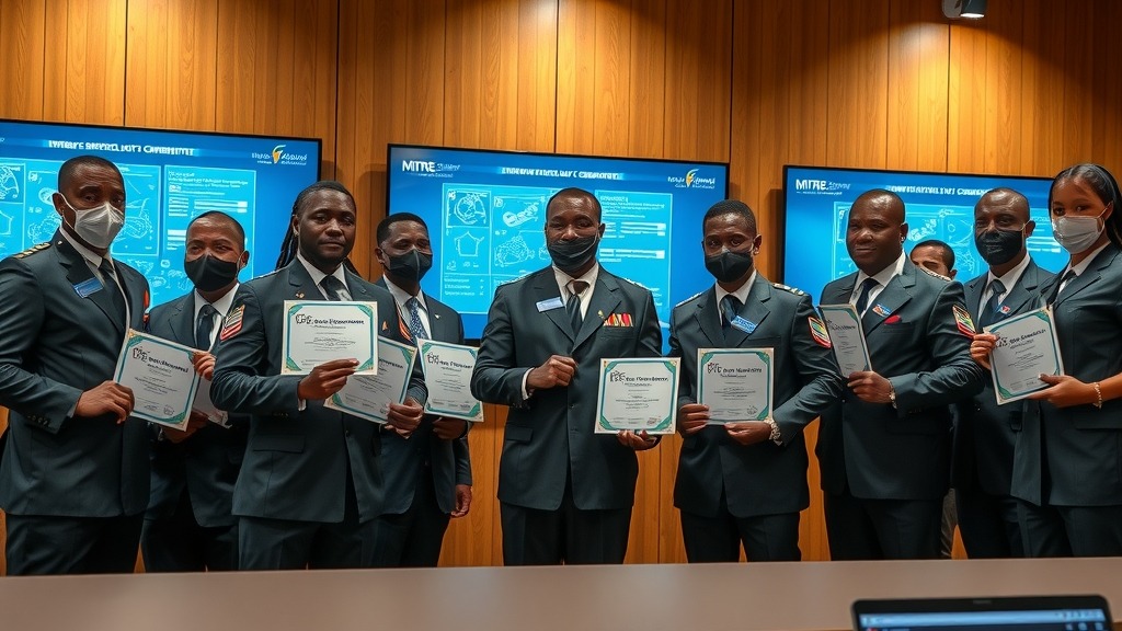 Remise des certificats de formation en cybersécurité au Gabon, septembre 2026