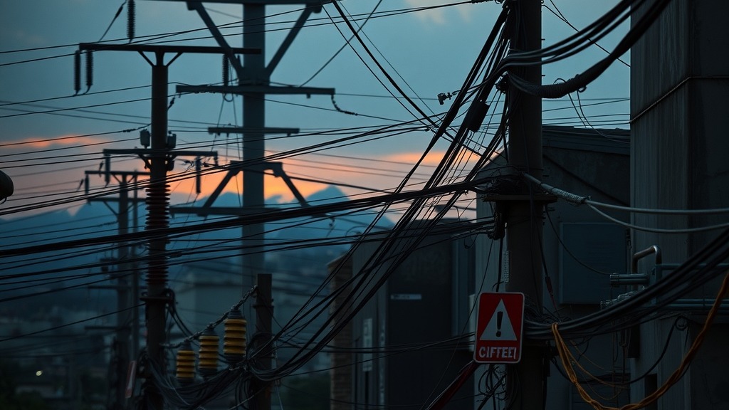Réseau électrique urbain en Afrique