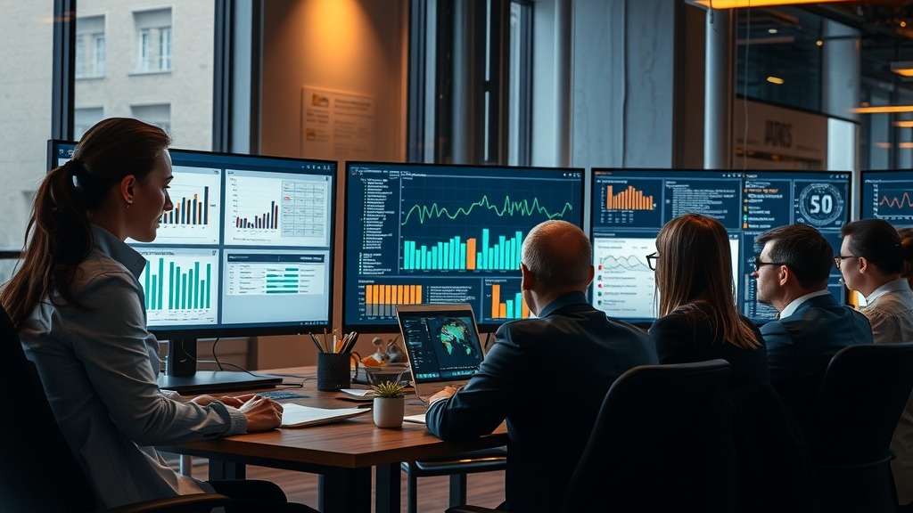 Réunion de travail sur l'IA et le cloud