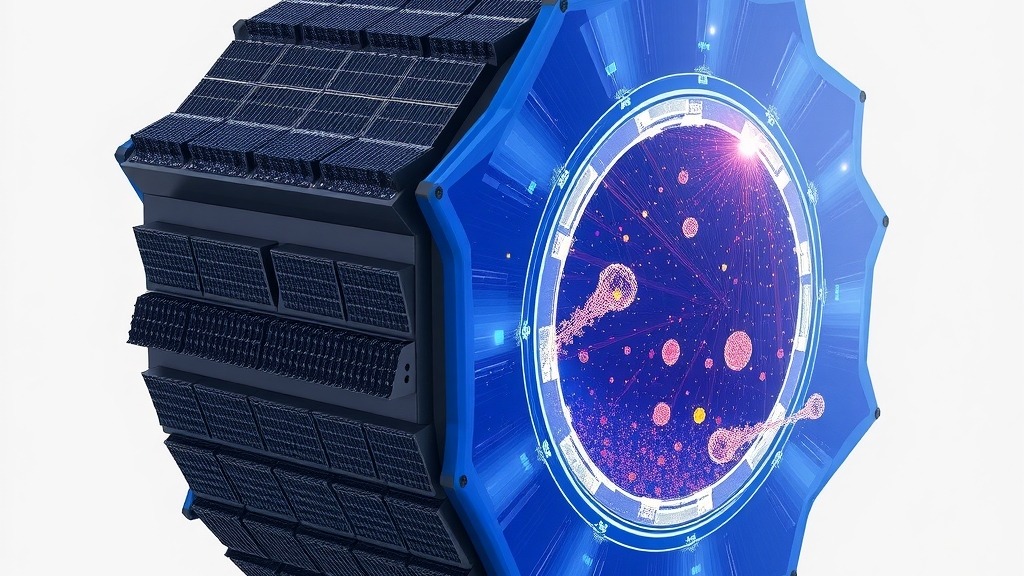 Schéma en coupe d'une cellule solaire MXene-silicium