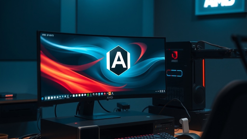 Station de travail AMD Threadripper Halo Station exécutant un modèle d'IA