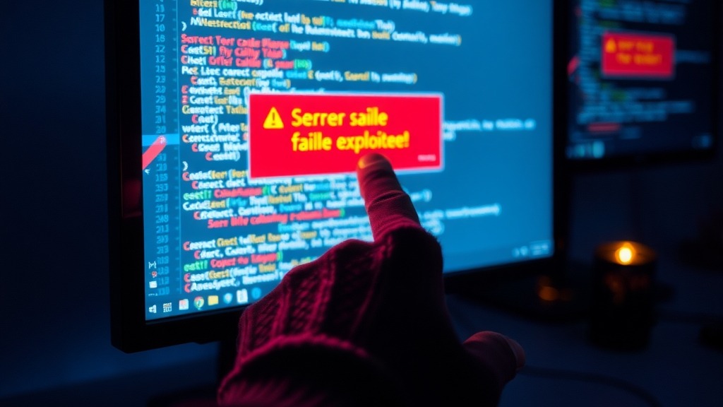 Écran affichant une faille de sécurité exploitée par une IA