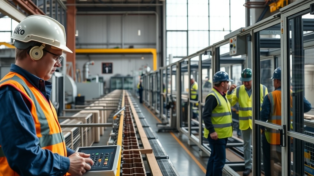 Ligne de production de cadres solaires en aluminium aux États-Unis
