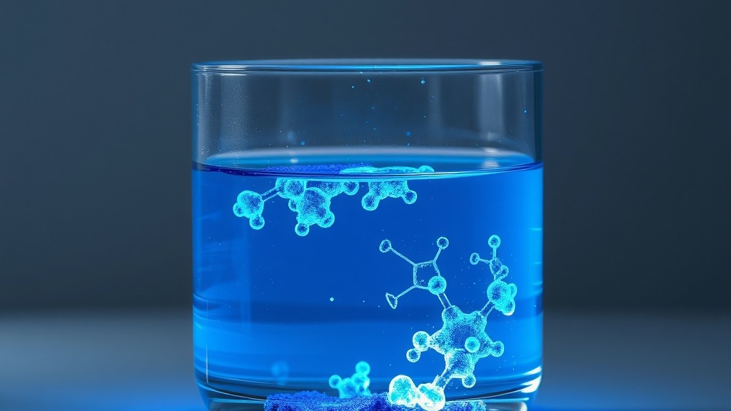 Schéma d'un réacteur photocatalytique utilisant la brownmillerite pour dégrader un polluant organique