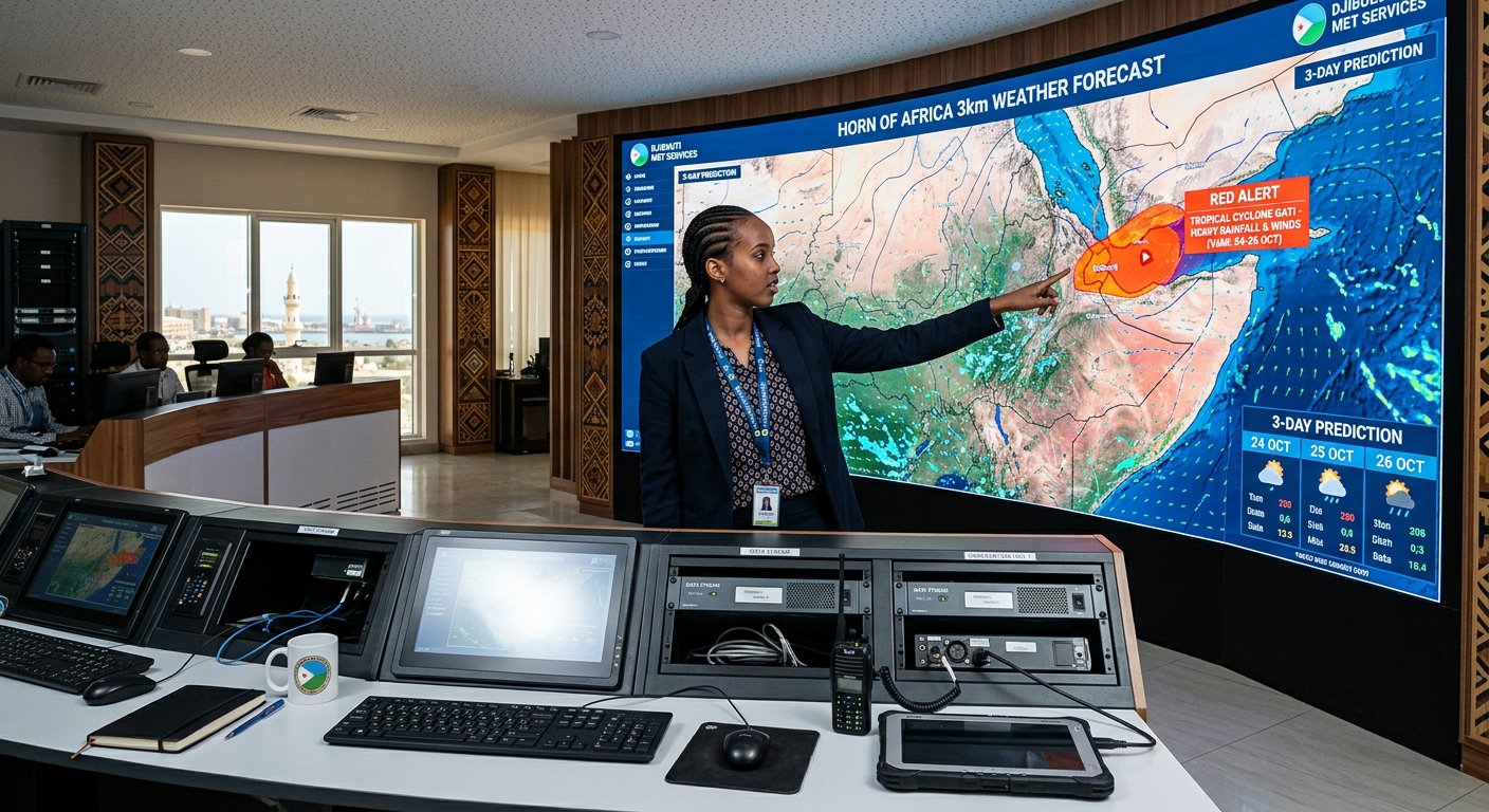 Djibouti arme ses sept ports avec l'IA pour anticiper les catastrophes climatiques