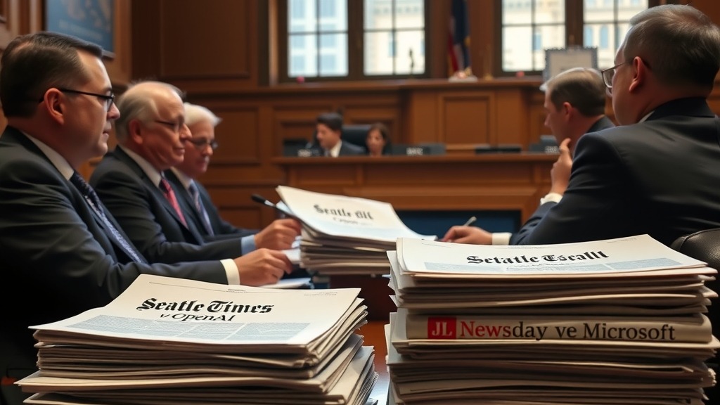 Seattle Times et Newsday attaquent OpenAI et Microsoft pour contenu journalistique