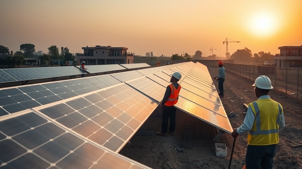 Travaux de la centrale solaire de Matourkou : chantier sécurisé à Bobo-Dioulasso