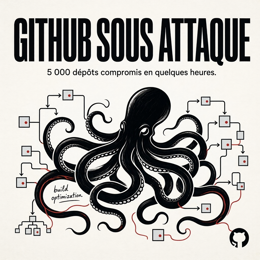 GitHub sous attaque : plus de 5 000 dépôts compromis en quelques heures
