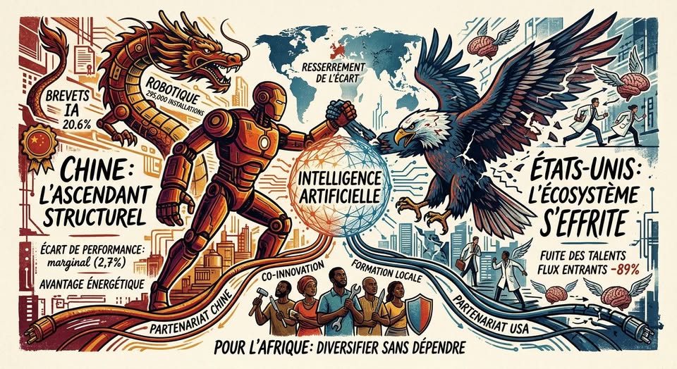 La Chine est-elle en train de ravir aux États-Unis le leadership mondial en intelligence artificielle ?