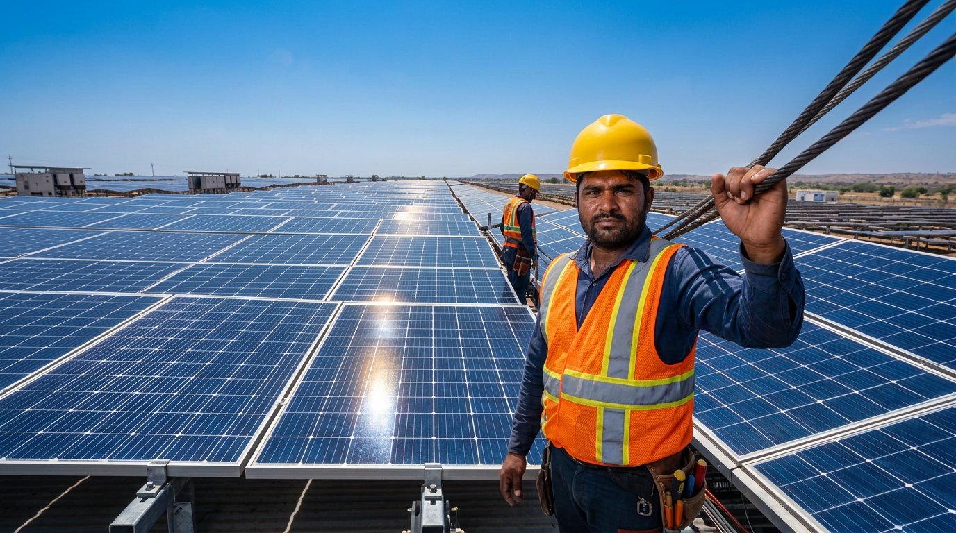 L'Inde dépasse 50 GW de solaire en 2026 : un record qui inspire l'Afrique