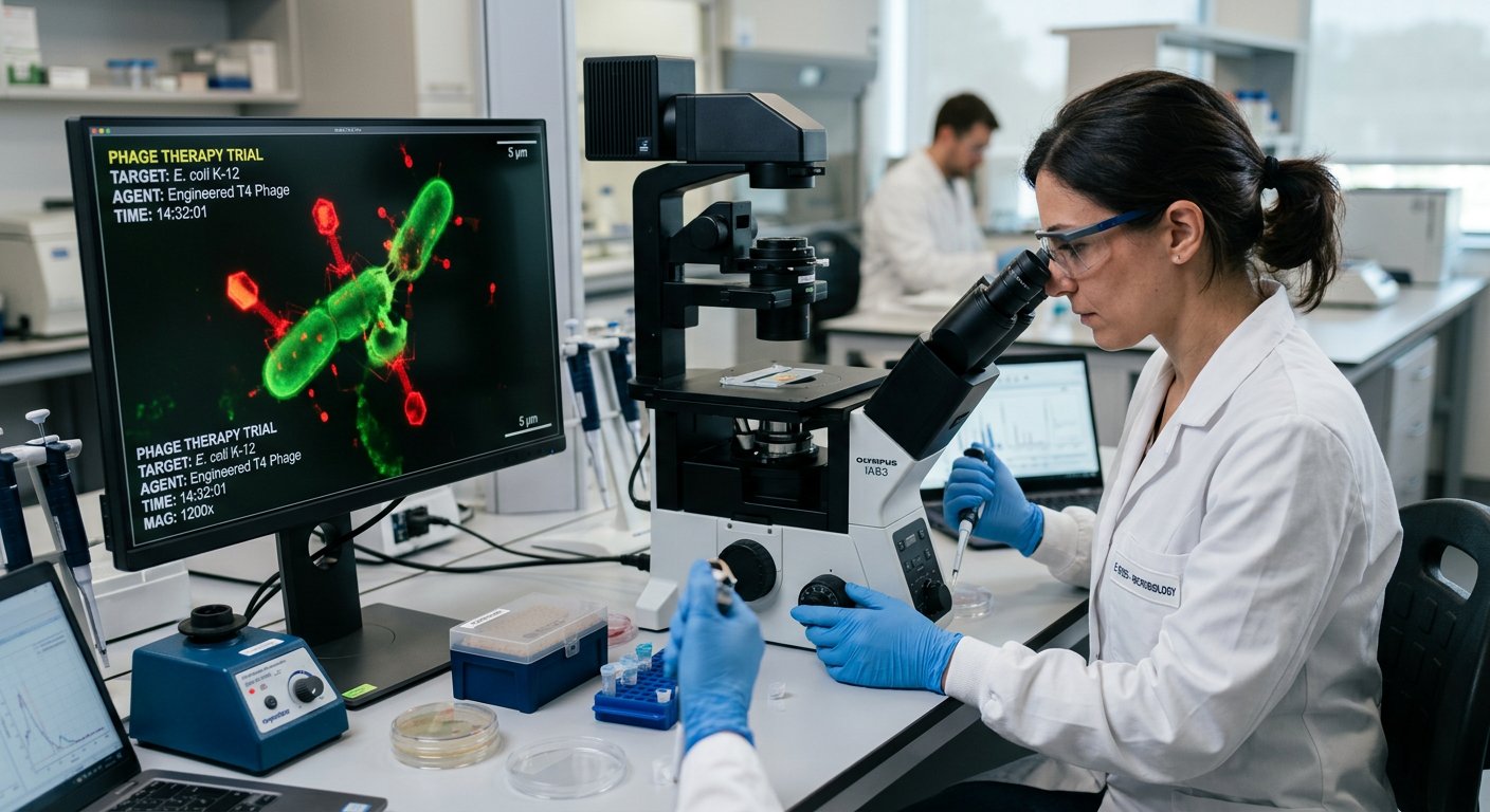 Virus conçus par IA : la nouvelle arme contre les superbactéries