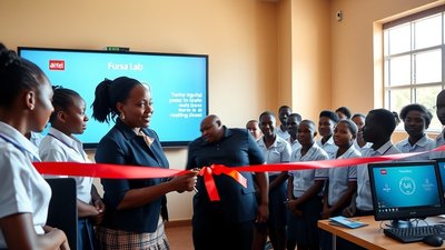 Airtel lance le Fursa Lab en Tanzanie pour doper les compétences numériques des élèves