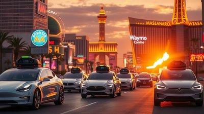 Nevada autorise Tesla, Uber et Waymo à déployer 8 000 robotaxis sans conducteur