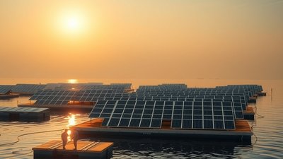 PM-SSY : l'Inde mise sur le solaire flottant pour booster sa transition énergétique